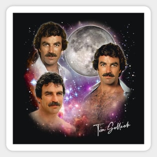 Tom Selleck --   80s Aesthetic Design Sticker